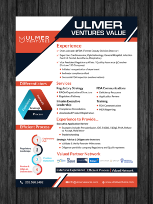 Design de Flyer par Schöpfer pour Ulmer Ventures LLC | Design : #18847429