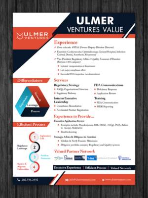 Design de Flyer par Schöpfer pour Ulmer Ventures LLC | Design : #18856877