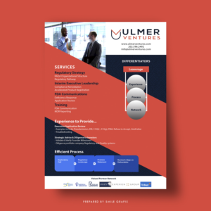 Flyer Design by smile grafix for Ulmer Ventures LLC | Design #18852040