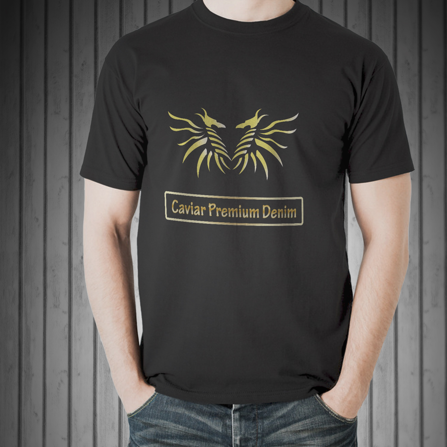 Logo Design by azid aziz for Caviar denim | Design #18896871