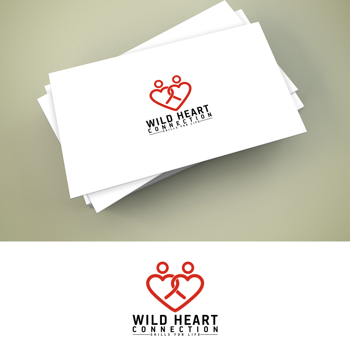 Logo Design by ClearDesign for Wild Heart Connection  | Design #18864540