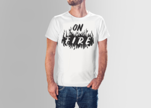 Looking for a dope ''On fire'' t-shirt design | T-Shirt-Design von theJangAbayz