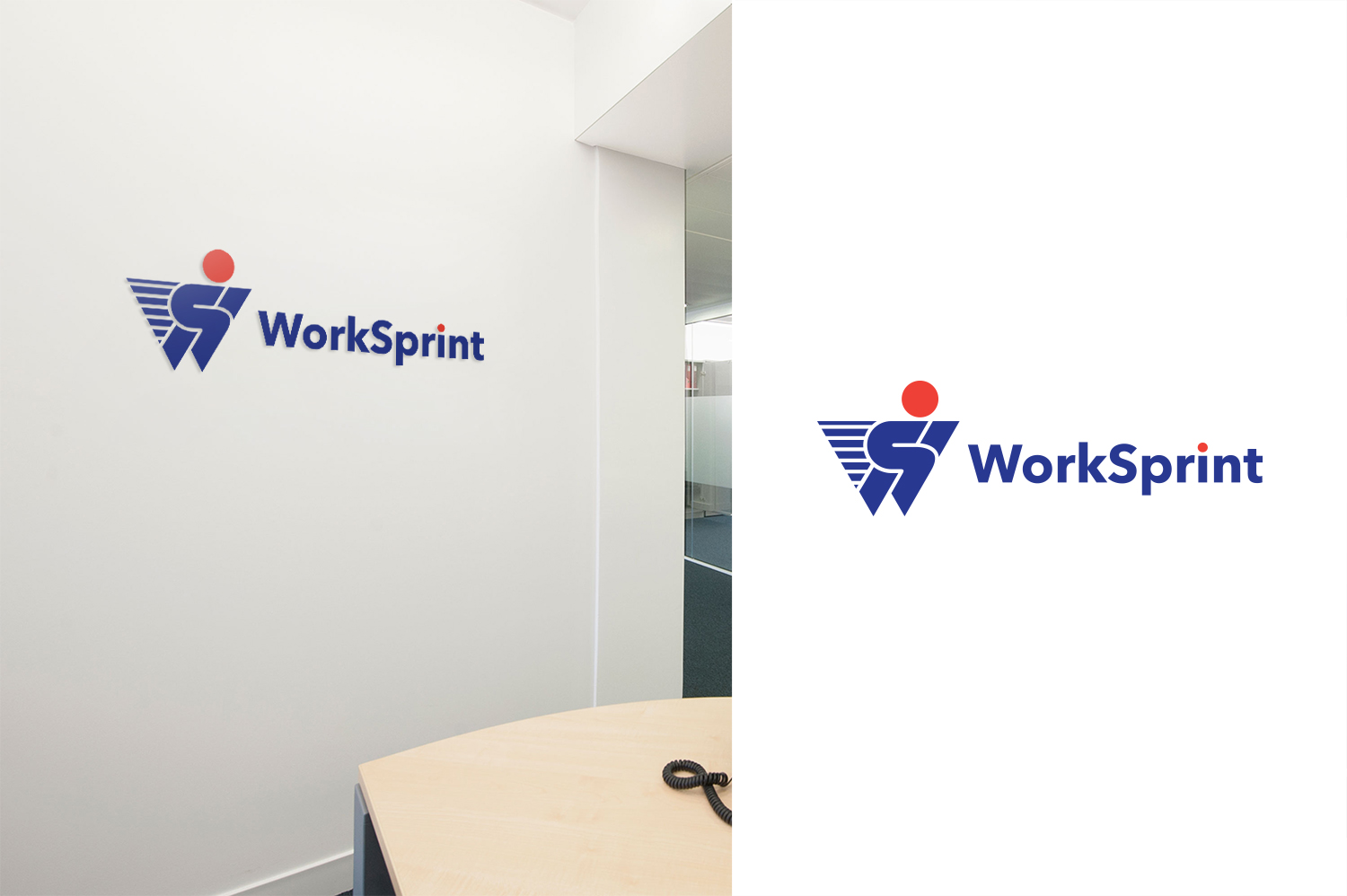 Logo Design by Grafactory for WorkSprint | Design #18884477