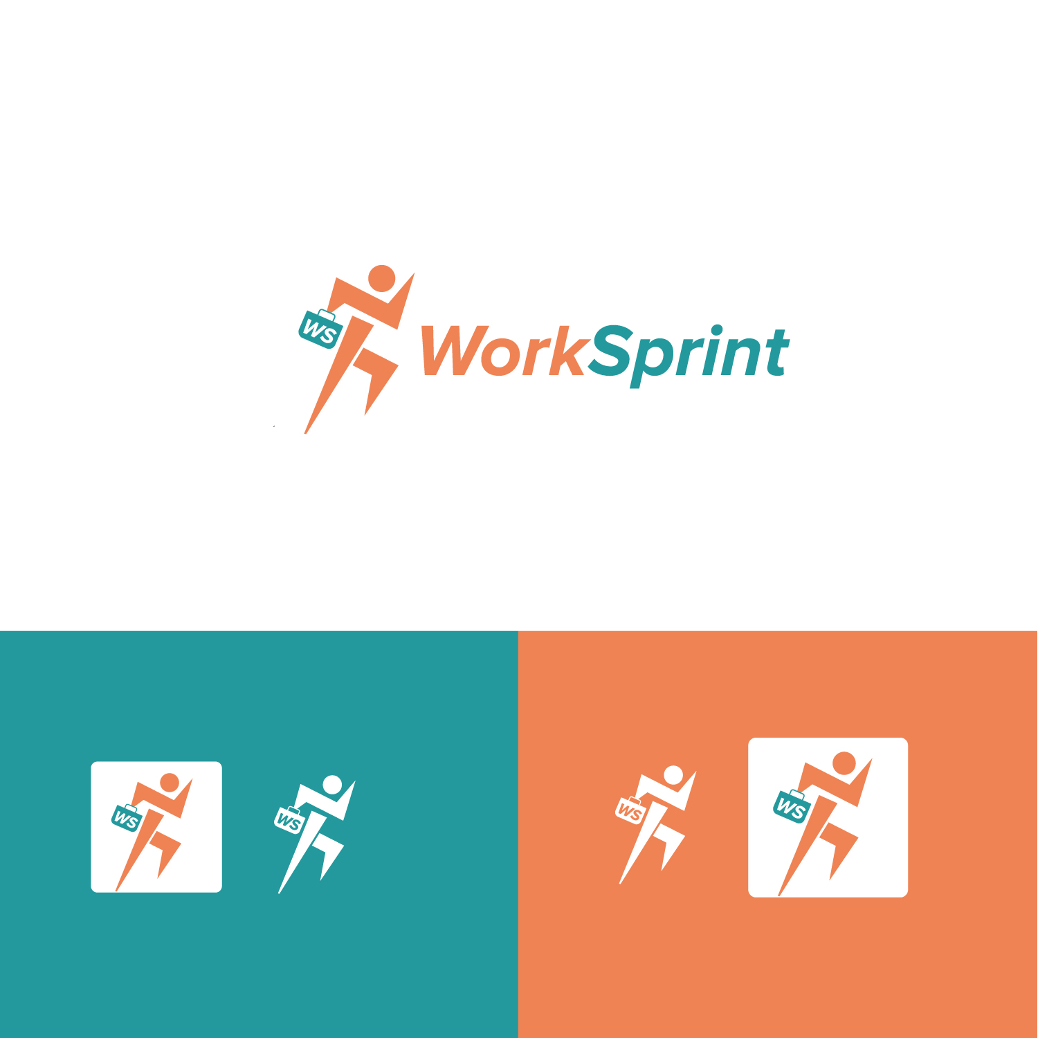 Logo Design by Paras Bali for WorkSprint | Design #18895806
