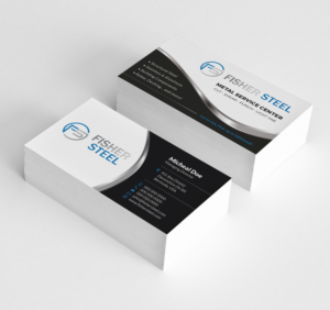 Business Card Design by Tilt for Fisher Steel | Design: #18848217