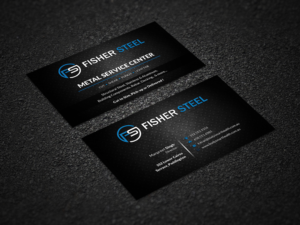 Business Card Design by Pointless Pixels India for Fisher Steel | Design #18829314