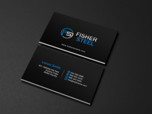 Design de Carte de Visite par Creations Box 2015 pour Fisher Steel | Design : #18843900