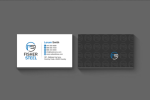 Design de Carte de Visite par Creations Box 2015 pour Fisher Steel | Design : #18843901