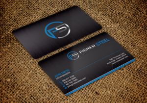 Diseño de Tarjeta de Presentación por chandrayaan.creative para Fisher Steel | Diseño: #18840743