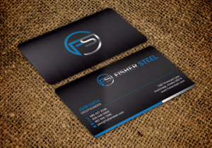Diseño de Tarjeta de Presentación por chandrayaan.creative para Fisher Steel | Diseño: #18840744