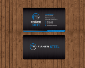 Diseño de Tarjeta de Presentación por chandrayaan.creative para Fisher Steel | Diseño: #18843531