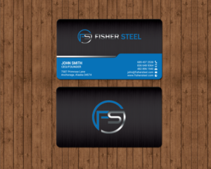 Diseño de Tarjeta de Presentación por chandrayaan.creative para Fisher Steel | Diseño: #18843537