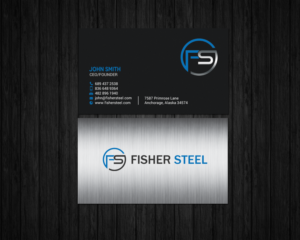 Design de Carte de Visite par chandrayaan.creative pour Fisher Steel | Design : #18843561