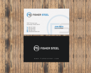 Design de Carte de Visite par chandrayaan.creative pour Fisher Steel | Design : #18843568