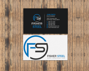 Design de Carte de Visite par chandrayaan.creative pour Fisher Steel | Design : #18843569
