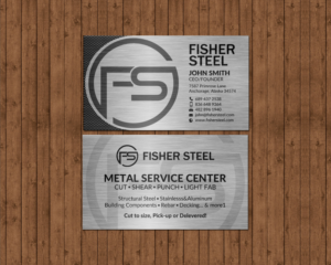 Design de Carte de Visite par chandrayaan.creative pour Fisher Steel | Design : #18913341