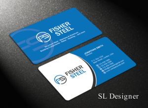 Business Card Design by SL Designer for Fisher Steel | Design: #18887183