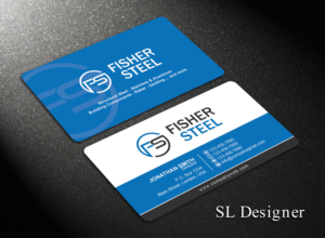 Business Card Design by SL Designer for Fisher Steel | Design: #18887184