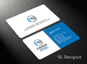 Business Card Design by SL Designer for Fisher Steel | Design: #18887187