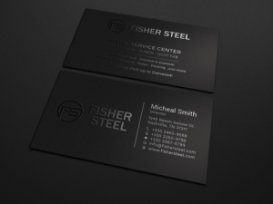 Business Card Design by Tripti Ranjan Gain for Fisher Steel | Design: #18832131