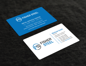 Business Card Design by Tripti Ranjan Gain for Fisher Steel | Design: #18832137