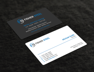 Business Card Design by Tripti Ranjan Gain for Fisher Steel | Design: #18832142