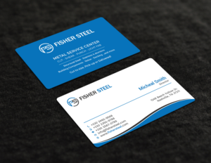 Business Card Design by Tripti Ranjan Gain for Fisher Steel | Design: #18832144