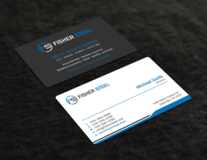 Business Card Design by Tripti Ranjan Gain for Fisher Steel | Design: #18832145