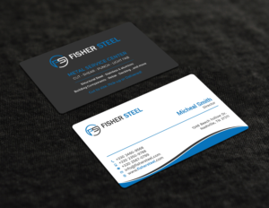 Business Card Design by Tripti Ranjan Gain for Fisher Steel | Design: #18832146