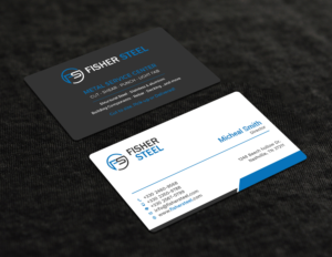 Business Card Design by Tripti Ranjan Gain for Fisher Steel | Design: #18832147