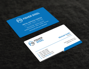 Business Card Design by Tripti Ranjan Gain for Fisher Steel | Design: #18832148