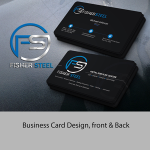 Business Card Design by Mishuy for Fisher Steel | Design #18846869