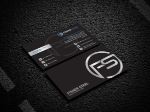 Business Card Design by Moumita_ for Fisher Steel | Design: #18853543