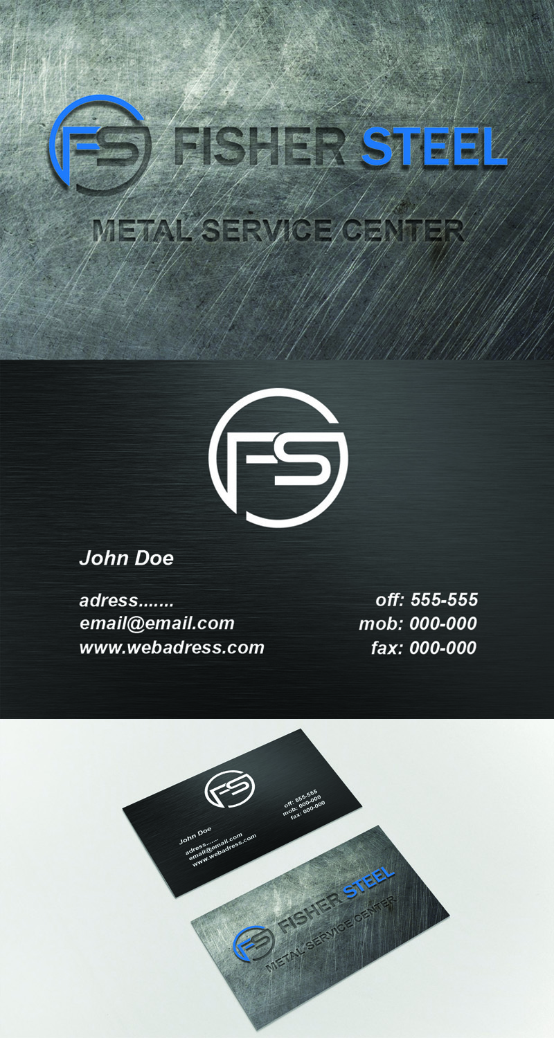 Design de Carte de Visite par Nikia pour Fisher Steel | Design #18913131