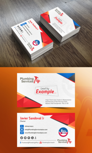 i need a business card for a plumbing company in california | Business Card Design by Expert Designer