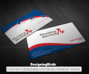 Business Card Design by Designing Birds for plumbing services A+ | Design: #18843771