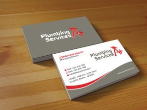 Business Card Design by Creations Box 2015 for plumbing services A+ | Design: #18845421