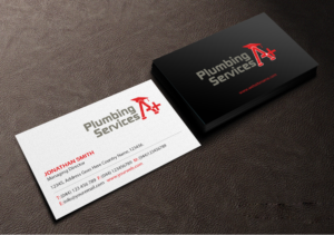 Business Card Design by Creations Box 2015 for plumbing services A+ | Design: #18845428