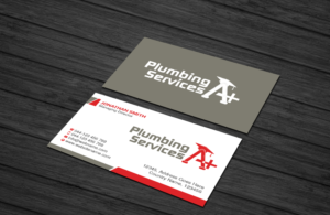Business Card Design by Creations Box 2015 for plumbing services A+ | Design: #18845434