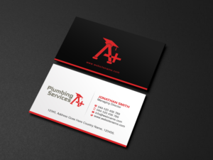 Business Card Design by Creations Box 2015 for plumbing services A+ | Design: #18845450