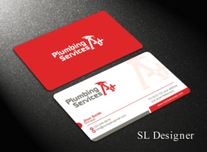 Business Card Design by SL Designer for plumbing services A+ | Design: #18840600