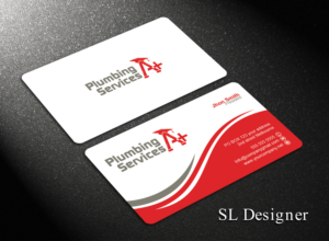 Business Card Design by SL Designer for plumbing services A+ | Design: #18840614