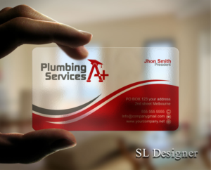 Business Card Design by SL Designer for plumbing services A+ | Design: #18840616