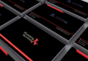 Business Card Design by Hossain M. Rezwan for plumbing services A+ | Design: #18847332