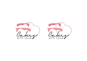 Diseño de Logo por BlueH92 para Cakes with Love | Diseño #18907961