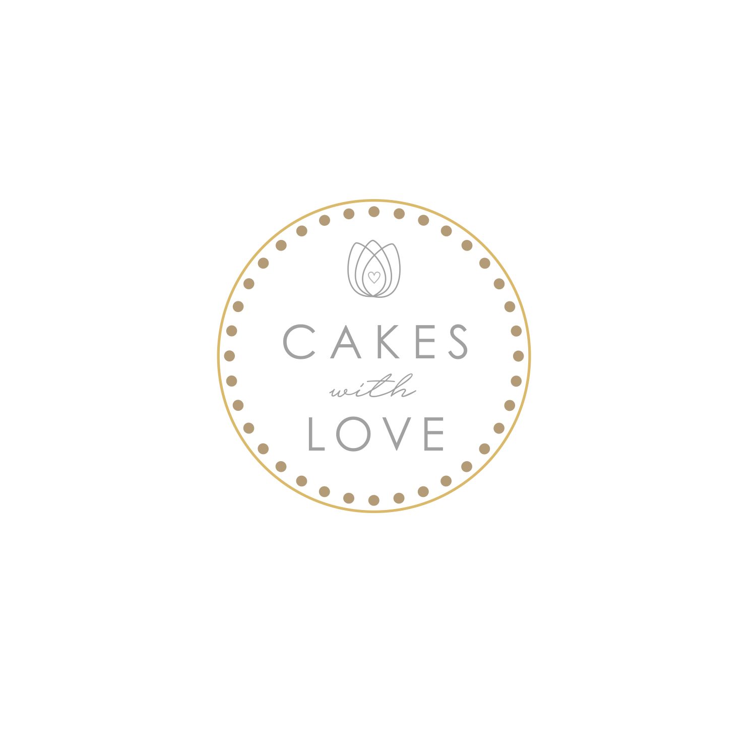Logo Design by Kayla. for Cakes with Love | Design #18920527