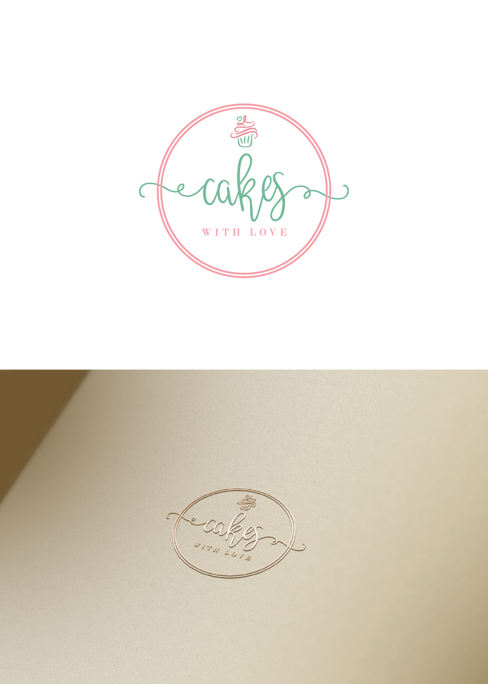 Logo Design by Wild Geek for Cakes with Love | Design #18931735