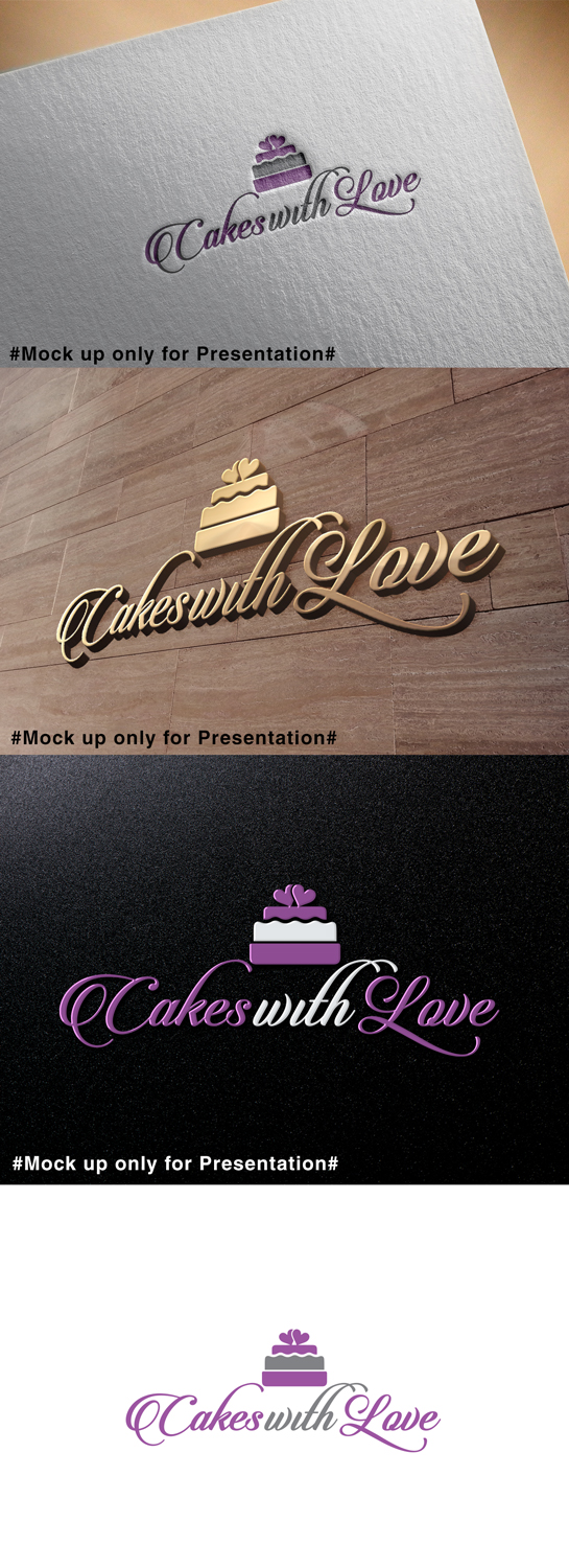 Logo Design by designmind78 for Cakes with Love | Design #18906342
