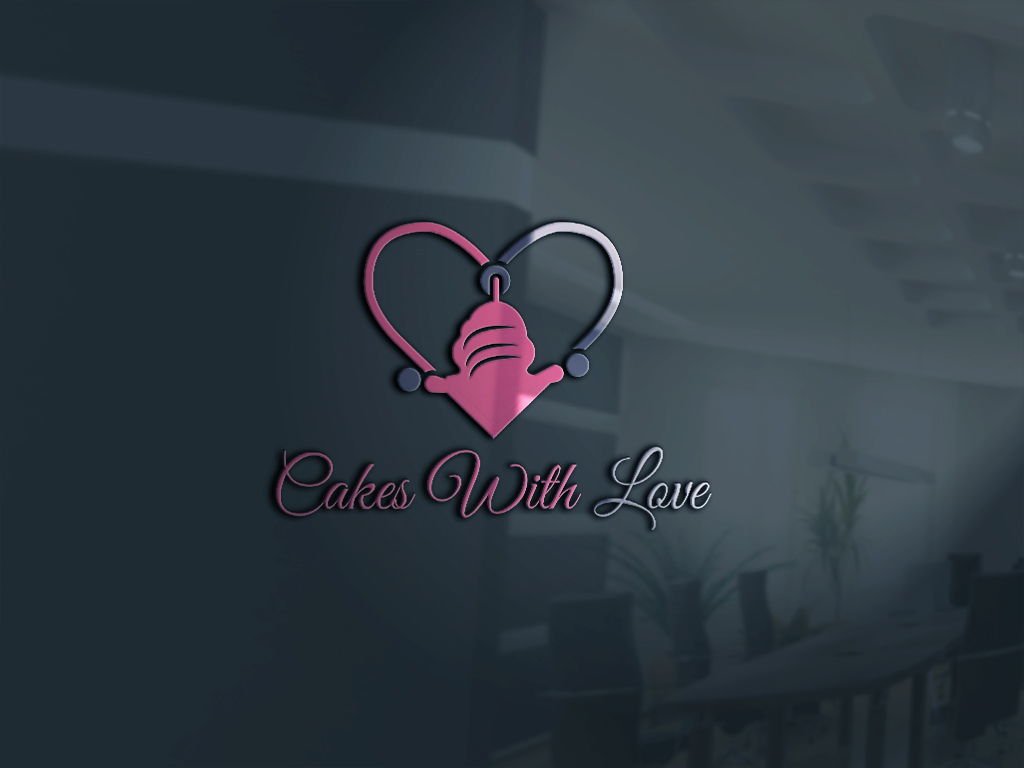Logo Design by Rosaleen for Cakes with Love | Design #18911925