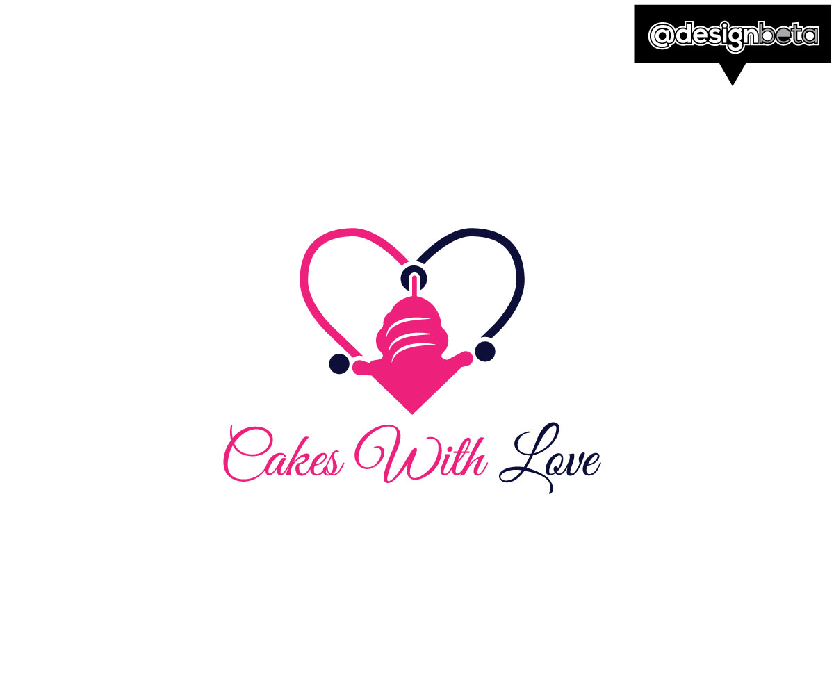 Logo Design by Rosaleen for Cakes with Love | Design #18911927
